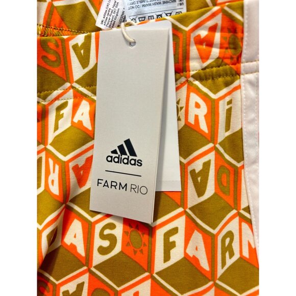 Adidas x Farm Rio Bike Shorts Various sizes XS Small Medium NWT - Picture 7 of 9